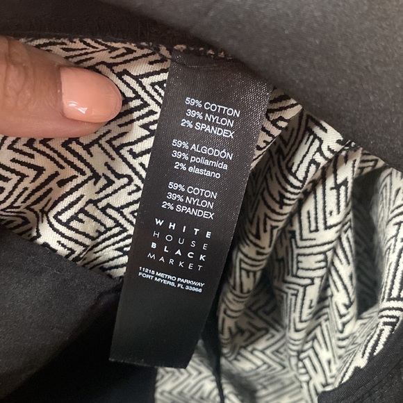 WH/BM Printed Ankle Pant Sz 8 - Picture 7 of 11